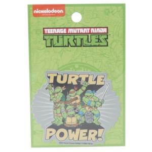 ニンジャタートルズ キャラクター 防水 ダイカット ステッカー ビッグ シール TURTLE POWER グッズ プレゼント 男の子 バレンタイン｜cinemacollection