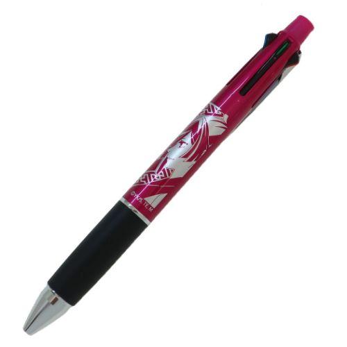 シャープペン＆黒赤青緑4色ボールペン 地獄楽 ジェットストリーム 4＆1 多機能ペン ボール径0.5...
