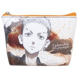 東京リベンジャーズ コスメポーチ 舟形 ハンディポーチ 三ツ谷隆 ミツヤ 少年マガジン ハセプロ 化粧ポーチ