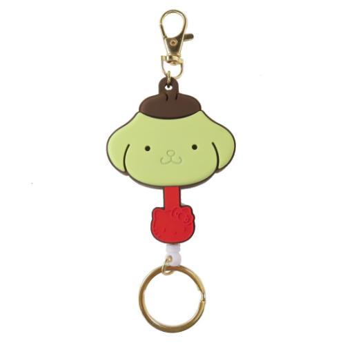 ポムポムプリン ラバーキーリール キーリング サンリオキャラクターズチョコレート サンリオ
