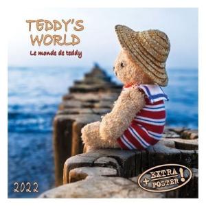 2022年 カレンダー 輸入 壁掛けTeddy's WORLD テディベア artwork STUDIOS 写真 プレゼント 男の子 バレンタイン