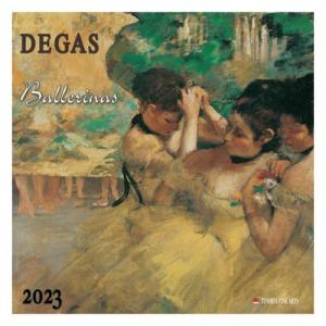 壁掛けカレンダー2023年 TUSHITA 2023 Calendar EDGAR DEGAS エドガー ドガ
