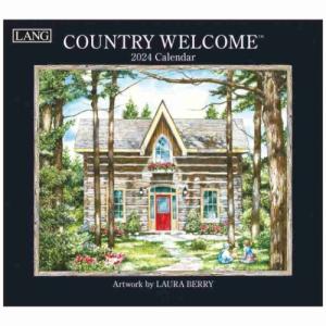 2024 Calendar LANG ラング 壁掛けカレンダー2024年 Country Welcome Laura Berry｜cinemacollection