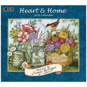 2024 Calendar LANG ラング 壁掛けカレンダー2024年 Heart and Home Susan Winget｜cinemacollection