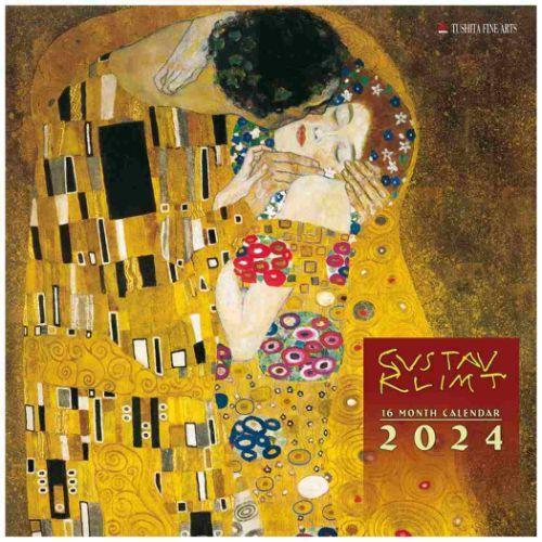 2024 Calendar TUSHITA 壁掛けカレンダー2024年 Gustav Klimt -...