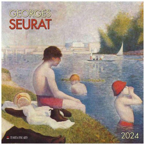 壁掛けカレンダー2024年 TUSHITA 2024 Calendar Georges Seurat