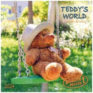 2024 Calendar artwork STUDIOS 壁掛けカレンダー2024年 Teddy's World 写真｜cinemacollection