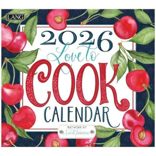2026 Calendar LANG ラング 壁掛けカレンダー2026年 Love to Cook ...