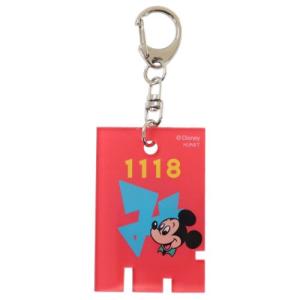 ミッキーマウス アクリルキーホルダー キーチェーン レトロアート