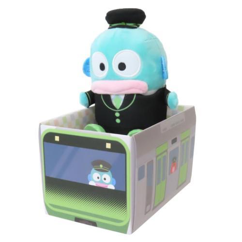 ハンギョドン サンリオ キャラクター プラッシュドール 電車BOX付ぬいぐるみマスコット キャラフル...