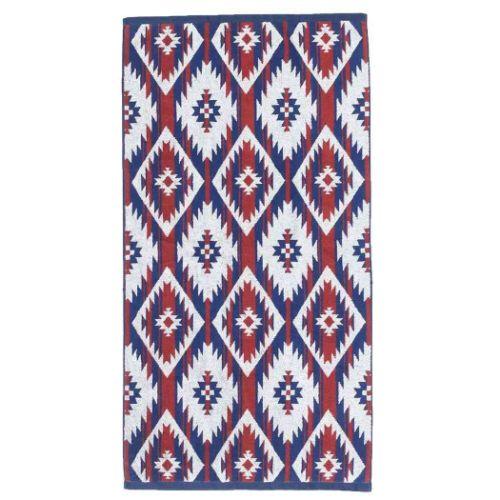 バスタオル ネイティブデザイン ジャガードビッグタオル アラン お風呂タオル