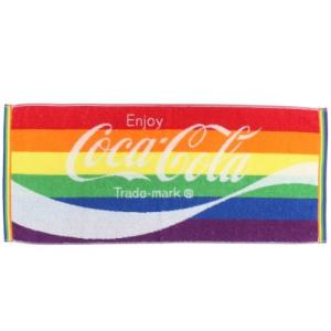 コカコーラ フェイスタオル ジャガード ロングタオル