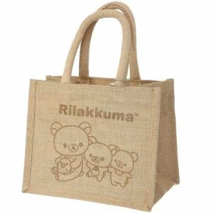 リラックマ サンエックス キャラクター ランチバッグ ジュートマイバッグ S