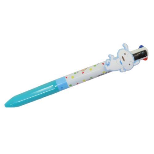 クレヨンしんちゃん ボールペン マスコット付き4色ボールペン シロ アイプランニング