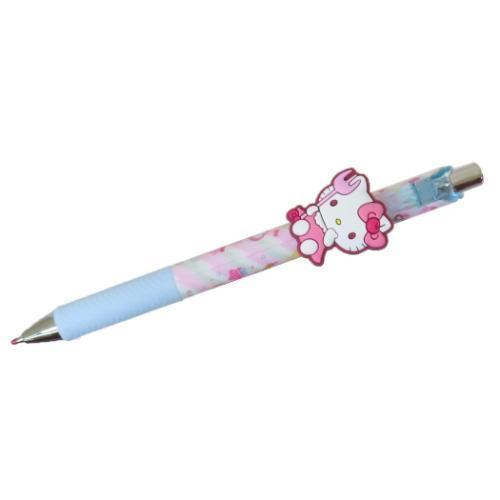 ハローキティ マスコット付きゲルペン カラーペン スイーツキティ サックス サンリオ キャラクター