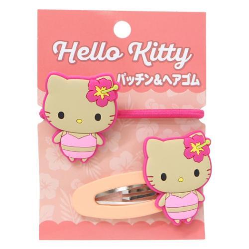 サンリオキャラクターズ パッチン&ヘアゴム 水着