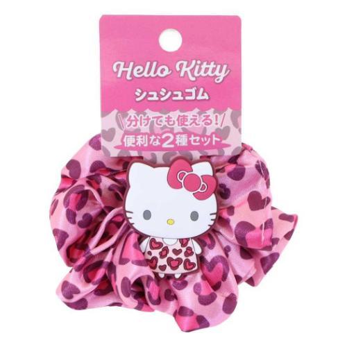 サンリオキャラクターズ シュシュゴムセット ハートレオパード