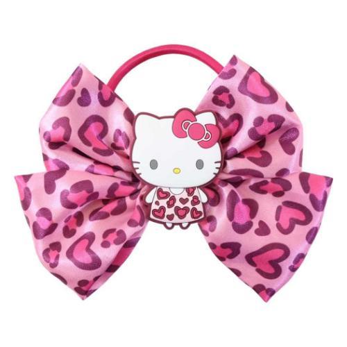 サンリオキャラクターズ リボンゴム ハートレオパード