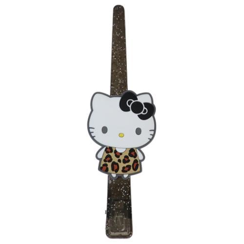 サンリオキャラクターズ マスコット付きロングクリップ レオパード
