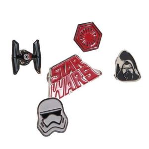 スターウォーズ フォースの覚醒 STAR WARS キャラクター グッズ ピンバッジ ピンズ5個セット イン・ロック ファッション雑貨 プレ バレンタイン｜cinemacollection