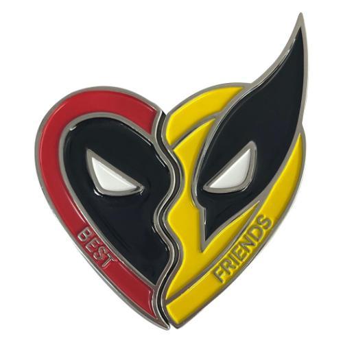 デッドプール＆ウルヴァリン ペアピンバッジ MARVEL ピンバッジ キャラクター