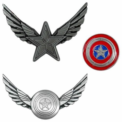 キャプテンアメリカ：ブレイブ ニュー ワールド ピンバッジセット 3個セット ピンズ MARVEL ...
