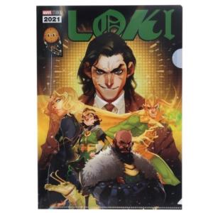 ロキ LOKI マーベル MARVEL キャラクター A4 シングル クリアファイル クリアフォルダー インロック プレゼント 男の子 バレンタイン｜cinemacollection