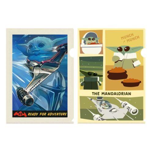 スターウォーズ マンダロリアン クリアフォルダー A4シングルクリアファイル2枚セット シーズン3 ...