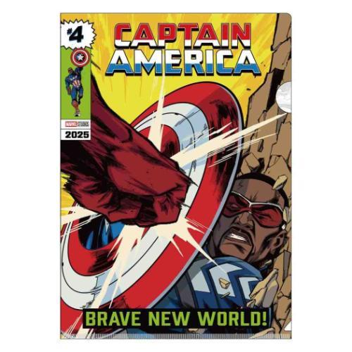 キャプテンアメリカ：ブレイブ ニュー ワールド キャラクター クリアフォルダー A4シングルクリアフ...