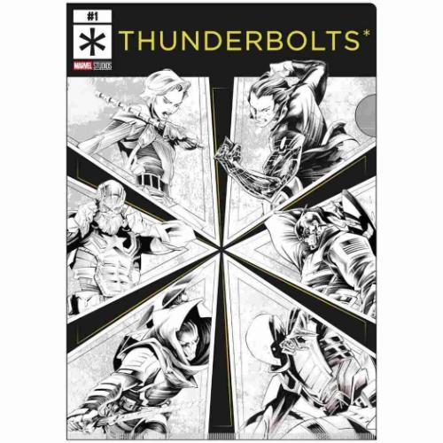 クリアフォルダー サンダーボルツ クリアファイル A4 MARVEL インロック