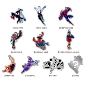 スパイダーマン：アクロス ザ スパイダーバース キャラクター キーホルダー ブラインドミラーアクリルキーチェーン 全10種 10個入｜cinemacollection