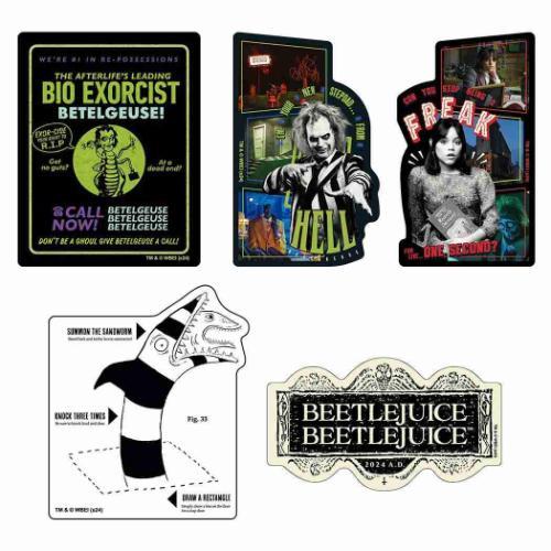 ビートルジュース ビートルジュース グッズ ダイカットシール 映画キャラクター ステッカーセット