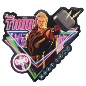 WHAT IF…？ ホワットイフ ビッグ シール ダイカット ステッカー E ソー PARTY THOR マーベル MARVEL アニメキャラクターク｜cinemacollection