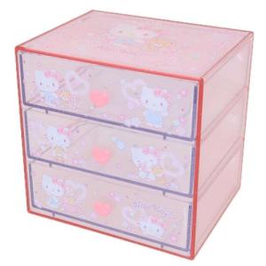 サンリオ　ハローキティ　コスメオーガナイザー　ヒキダシチェスト　引き出し sanrio ハローキティ 引き出しチェスト : サンリオオンライン