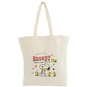トートバッグ スヌーピー 帆布 マチ付き トート ハグ ピーナッツ ケイカンパニー 手提げかばん プレゼント 通勤通学
