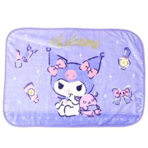 クロミ ボタン付きブランケット ひざ掛け毛布 サンリオ キャラクター