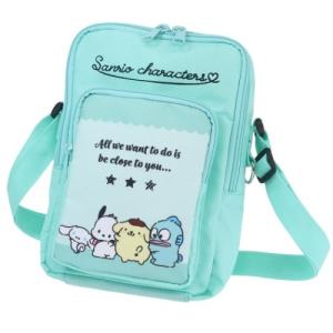 サンリオキャラクターズ ポケット付 ショルダーバッグ