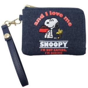 スヌーピー コインケース付き パスケース ピーナッツ