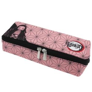 pacapo スリム 鬼滅の刃 竈門禰豆子 少年ジャンプ コスメ ＆ ペン マルチポーチ 筆箱 アニメキャラクター