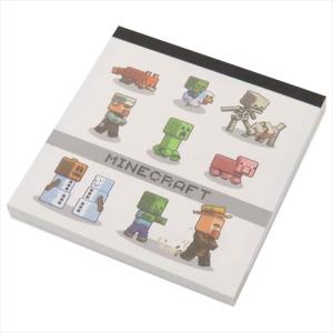 ブロックメモ マインクラフト メモ帳 Minecraft ケイカンパニー ホワイト グッズ｜cinemacollection