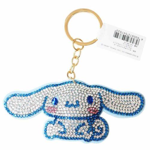 シナモロール グッズ キーホルダー キャラクター ラインストーンマスコット