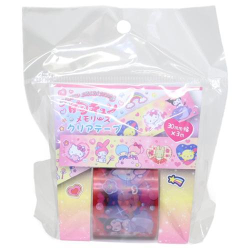 デコテープ サンリオキャラクターズ クリアテープ 胸キュンメモリーズ Ｃ サンリオ