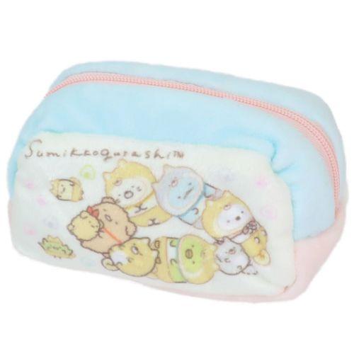 すみっコぐらし キャラクター ミニポーチ スクエアミニポーチ クリーム サンエックス プレゼント 男...