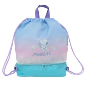PEANUTS スヌーピー 2層ナップサック プールバッグ ピーナッツ