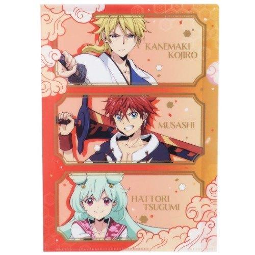 オリエント A4 シングル クリアファイル クリアフォルダー 集合 RED 少年マガジン カミオジャ...