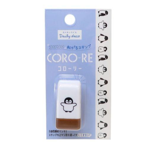 はんこ ちるにまるしーる CORO-RE コローリー 転がるスタンプ ぺんぎん カミオジャパン