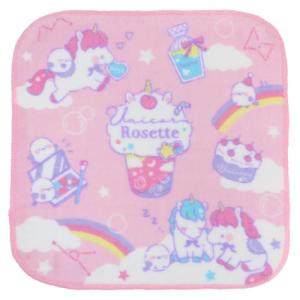 ミニタオル ちびタオル ユニコーンロゼット カミ...の商品画像