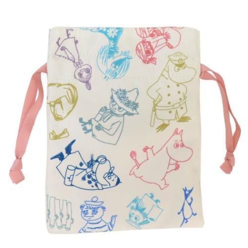 ムーミン グッズ 巾着袋 キャラクター 巾着 きんちゃくポーチ ALLSTAR マルチ