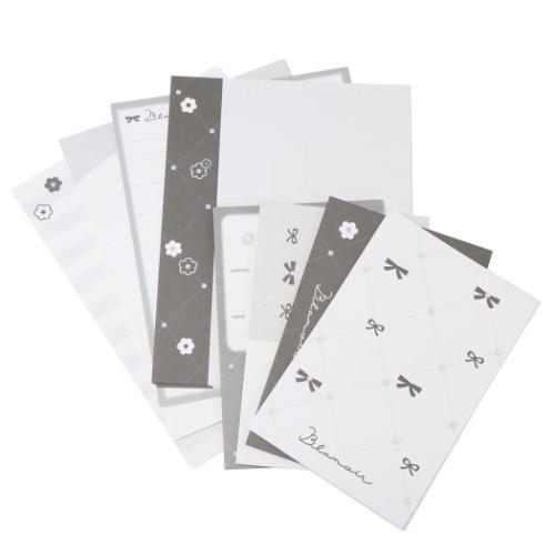 ソーメニーレター BLANOIR レターセット カミオジャパン MIX