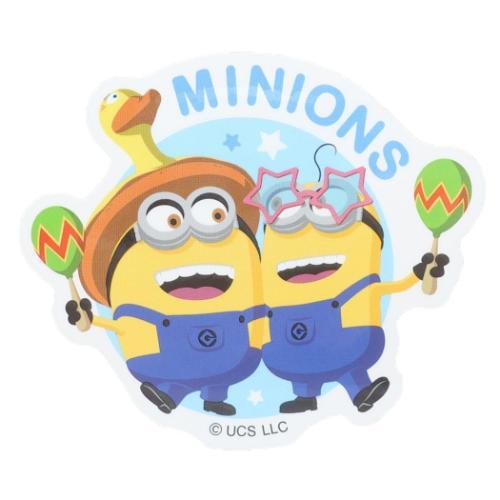 怪盗グルーのミニオン超変身 グッズ ダイカットシール キャラクター ミニデコステッカー パーティ